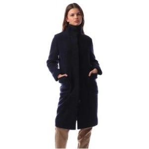 솔리드 패턴 레귤러 핏 자켓 블루 151707886