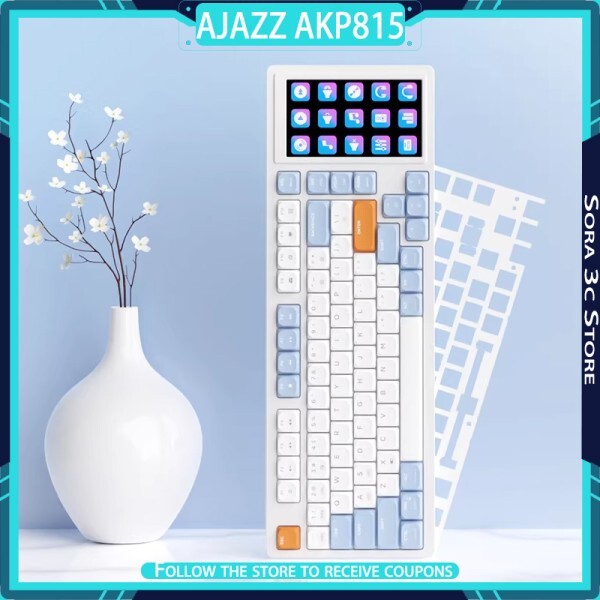 Ajazz LCD 커스텀 로우 기계식 키보드