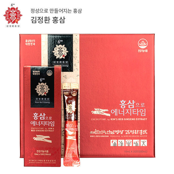 김정환홍삼 김정환홍삼 <b>에너지</b>타임 10ml x 30포