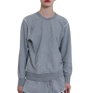 퍼버즈 Matching Shorts Sweatshirts [Gray]