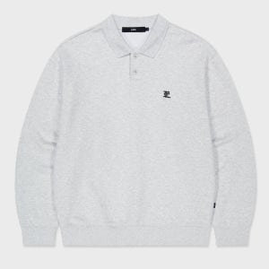 [엘엠씨] GOTHIC COLLAR SWEATSHIRT light heather gray