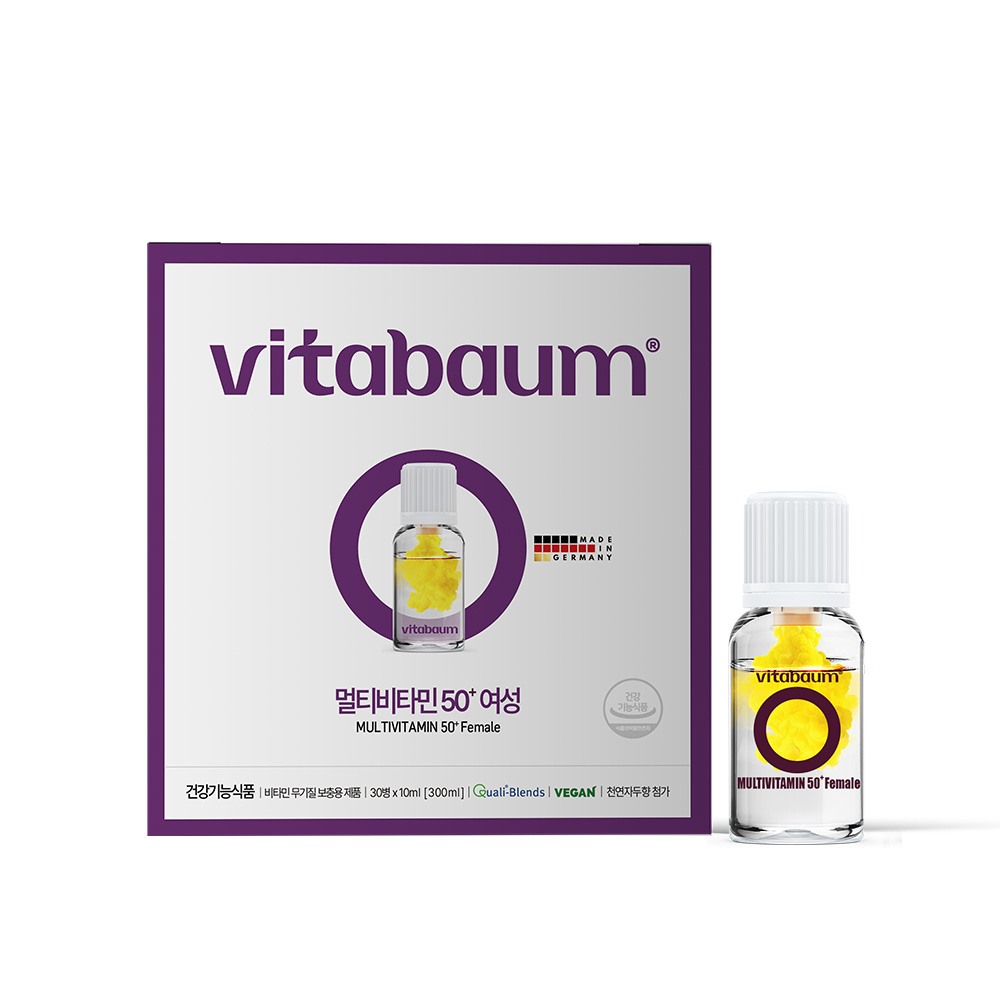 <b>비타바움</b> 멀티비타민 50+ 여성 10ml x 30개입, 1개
