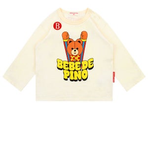 [베베드피노] 베이비 그루비 베어 티셔츠_BP61TR134
