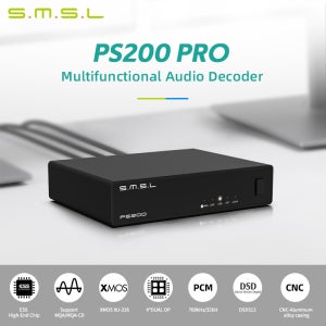 SMSL PS200 PRO DAC 하이 레졸루션 MQA DSD512 듀얼 ES9039Q2M 디코더 DAC 다기능 오디오 컨버터 가정용 차량용 음악용