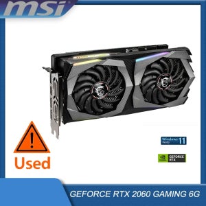 MSI 게이밍 지포스 RTX 2060 6GB GDRR6 192비트 HDMI/DP 레이 트레이싱 Turing 아키텍처 VR 지원 그래픽 카드