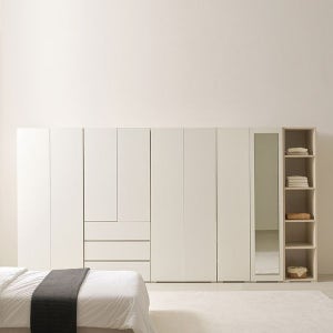 BIF보루네오 보루네오 오브제 LPM 키큰장 푸시 3600 거울 옷장세트