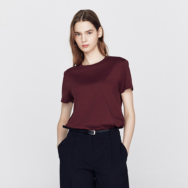 지오다노 여 <b>베이직</b> 라운드넥 반팔티 325918