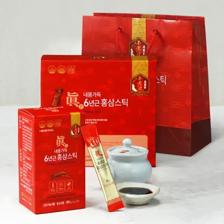 <b>홍삼</b>정 진액 농축액 면역 <b>rg1 rb1 rg3</b> <b>진세노사이드</b> 6년근 스틱 50포