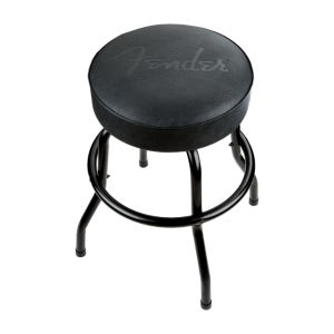 Fender Embossed Black Logo Barstool