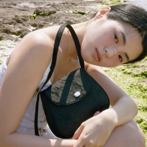 [무쿠앤에보니] Shore Jackquard Bag _ Black MO25M004BK