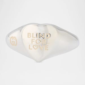 구찌 블라인드 포 러브 하트 반지 285580257SILVER Blind For Love Heart Ring prod285580257SILVER 151783474
