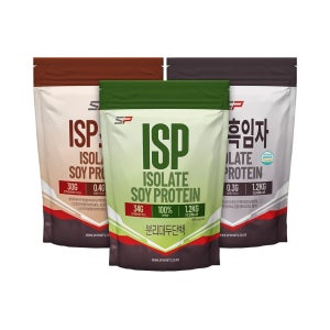 성풍양행 성풍 분리대두단백 ISP (흑임자 초코 오리지널 맛선택) 1.2kg x 3개