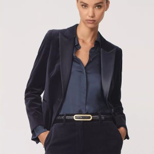 리스 벨벳 블레이저 네이비 자켓 Verda Velvet Jacket, Navy 114299222 147078953