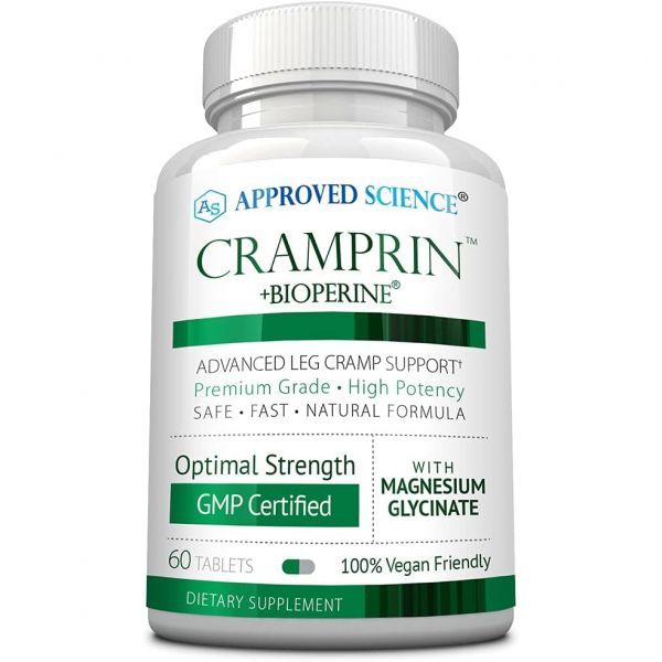 <b>불안</b> 승인된 사이언스 크램프린 고성 마그네슘 비타민 B 복합체 바이오페린 1개월 공급 60캡슐 비건  1  1개