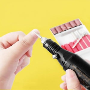 손톱 발톱 핸드 전동 그라인더 감도조절 USB  연마기 조각기 네일 케어 스케일링