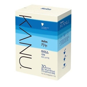단백질 커피 맥심카누아이스라떼 30T 6개입 인스턴트 스틱 사무실 리필
