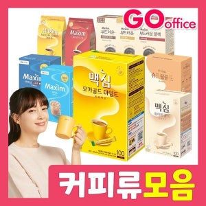 동서 커피모음 맥심모카골드100T 프렌치카페 라떼 커피믹스 (M801010) 사무실 단백질