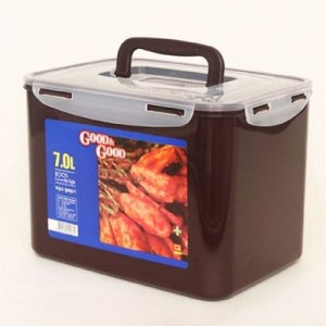 굿앤굿 RZX065H3 밀폐용기 7L 쵸코 핸디형