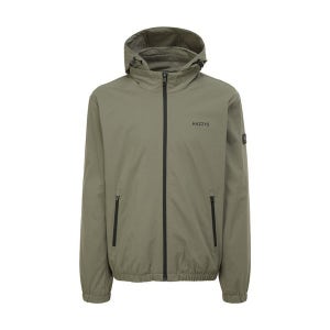 헤지스 골프 남성 24FW 스테디셀러 카키 로고장식 후드점퍼 WPJU4C612K2