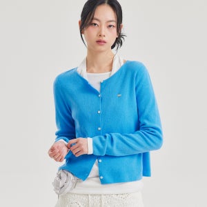 [탑걸] 컬러 롤링 니트 가디건_T611OT800