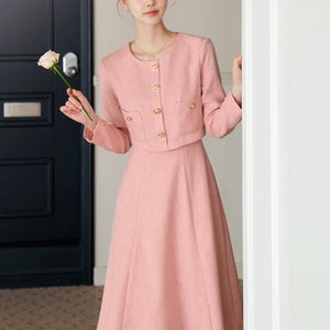 카이븐 트위드 플레어 원피스[단독특가]