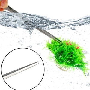 수조용품 스텐재질 미끄럼방지 어항관리집게 수초 트리밍 핀셋 직형 27cm