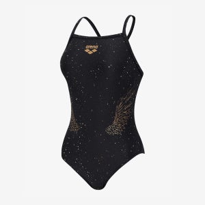 아레나 엔젤윙 테크백 블랙 [A6SL1LO03(BLK) 여자 실내수영복]