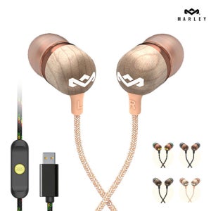 하우스오브말리 C타입 유선이어폰 아이폰 갤럭시 호환 운동용 러닝용 입학 졸업 명절선물