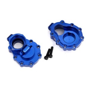 [Traxxas] AX8253X Portal housings, inner (rear), 6061-T6 aluminum (blue-anodized) (2)/ 2.5x10 CS (2)