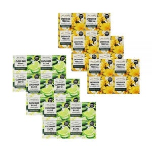 온더바디 수퍼보타닉 비누 오이라임, 80g, 4입, 3개 + 자스민,