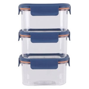 디디샵 XMX759N8 비스프리 모듈러 직사각 밀폐 용기 450ml 3p