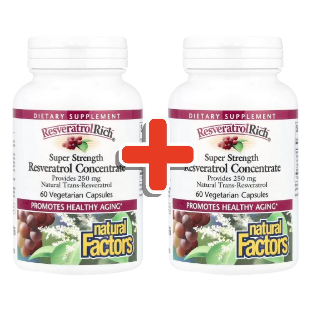 네추럴팩터스 레스베라트롤 60캡슐, 1개