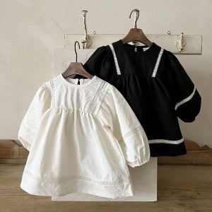 RL (봄)깜장원피스, 북유럽여자아이옷 6세여아의류 영아복 더랄라