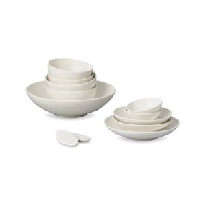 [롯데백화점] 광주요 한결 설백 2인 그릇세트 12P LE1218226484