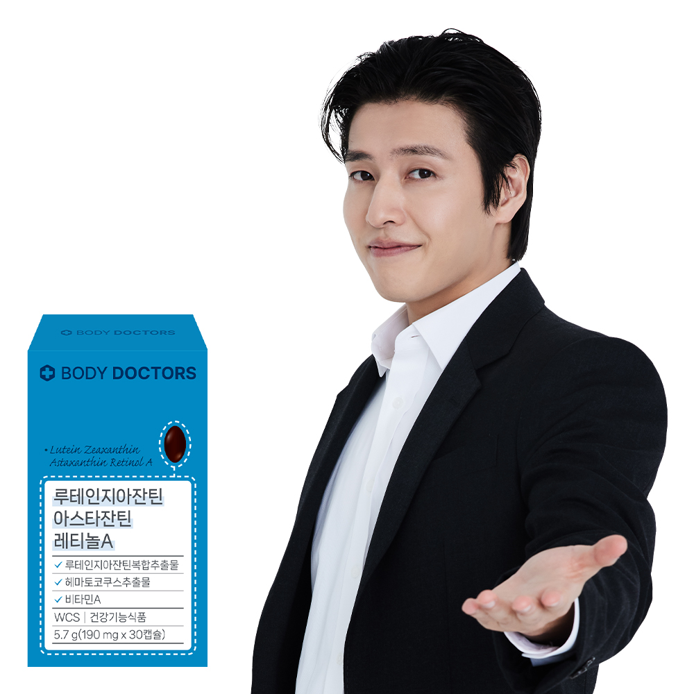 바디닥터스 루테인지아잔틴 아스타잔틴 레티놀A 190mg x 30캡슐, 6개