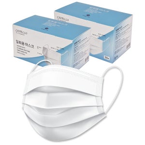 신정 일회용 덴탈 화이트마스크 판촉물 제작 전문~레저/스포츠~마스크(덴탈/일반)