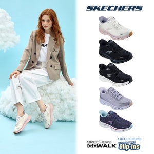 스케쳐스 26SS 최신상 여성용 실키 고워크 글라이드 슬립인스 워킹화 TV상품