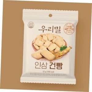 간식 우리밀 인삼 건빵 x 5개입 25g