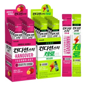 이노엔 컨디션스틱 제로 컨디션맛 200개 + 컨디션스틱 자두맛 200개 / 숙취해소제