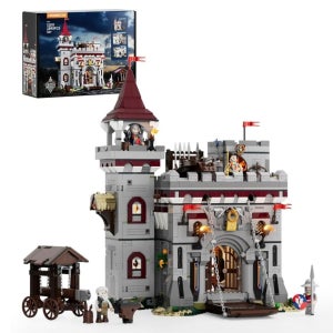 중세 성문 3D 조립블록 캐슬 동작기믹 MOC 성벽 개폐 LED 조명 피규어 키덜트 취미