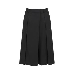 [더아이잗] 울 원턱 크롭 퀼로트 팬츠 (BLACK) IPCA0SL421