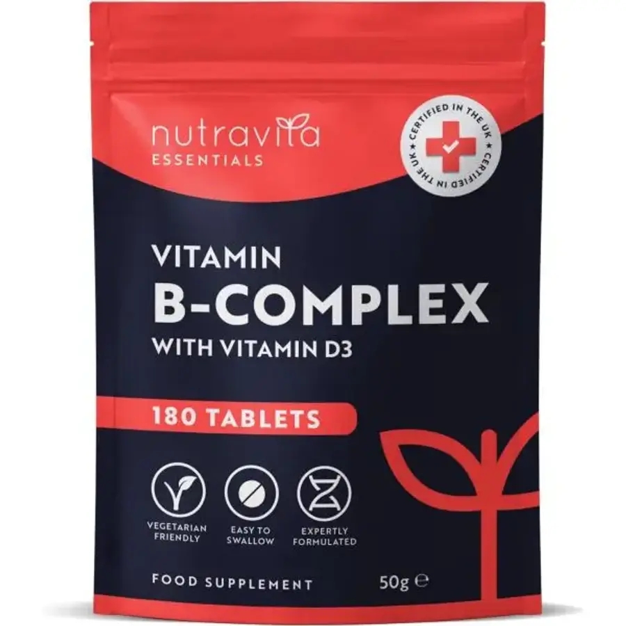 비타민B 복합제 180개 고 정제 6개월 공급 8B B1B2B5<b>B6B12</b> 비오틴 <b>엽산</b> D3