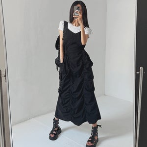 [오늘출발 베이지] 셔링카고롱원피스-ops