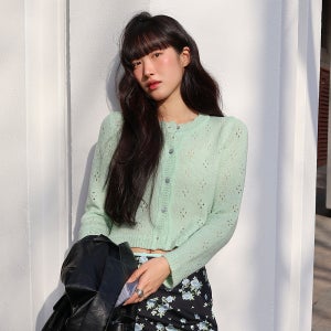 [랭앤루] AELLO Cardigan(아엘로)_MINT
