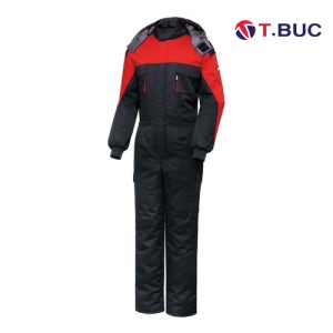 티뷰크 겨울 일체형 정전기 차단 패딩 스즈끼 근무복 작업복 용접 정비복 TB-767