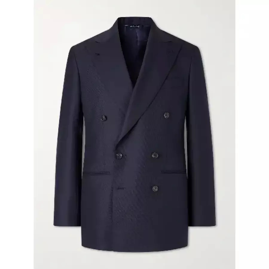 26 FW 사만 아멜 네이비 더블 브레스트 울 수트 자켓 TP569465475