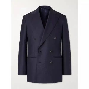 26 FW 사만 아멜 네이비 더블 브레스트 울 수트 자켓 TP569465475
