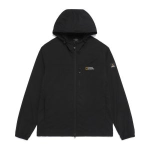 내셔널지오그래픽 N262UJP910 월리스 후드 풀집업 바람막이 BLACK