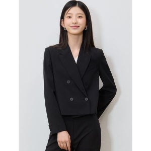[리스트] 미니멀 더블 크롭 셋업 재킷 (택가격: 238000원)