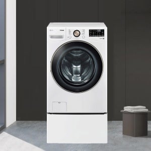 LG 트롬 F19WDLPX 트윈워시 드럼세탁기 19KG+4KG (F19WDLP+FX4WC)